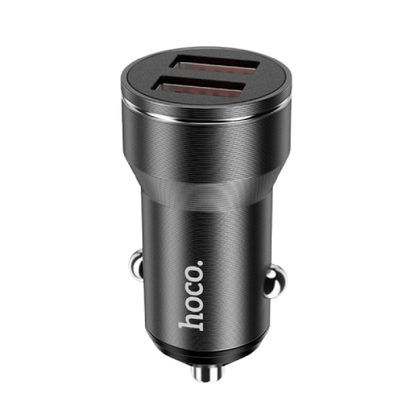 Φορτιστής Αυτοκινήτου 2.4A με Θύρες USB-A Hoco DZ11