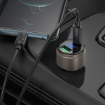 Φορτιστής Αυτοκινήτου 63W Με Θύρες Type-C & USB-A Hoco Z57B Glorious