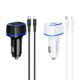 Φορτιστής Αυτοκινήτου PD20W + QC3.0 Με Καλώδιο 1m USB-C σε Lightning Borofone BZ14A Mercury
