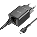 Φορτιστής Διπλής Θύρας 2xUSB-A με Καλώδιο Micro-USB Hoco N25 Maker