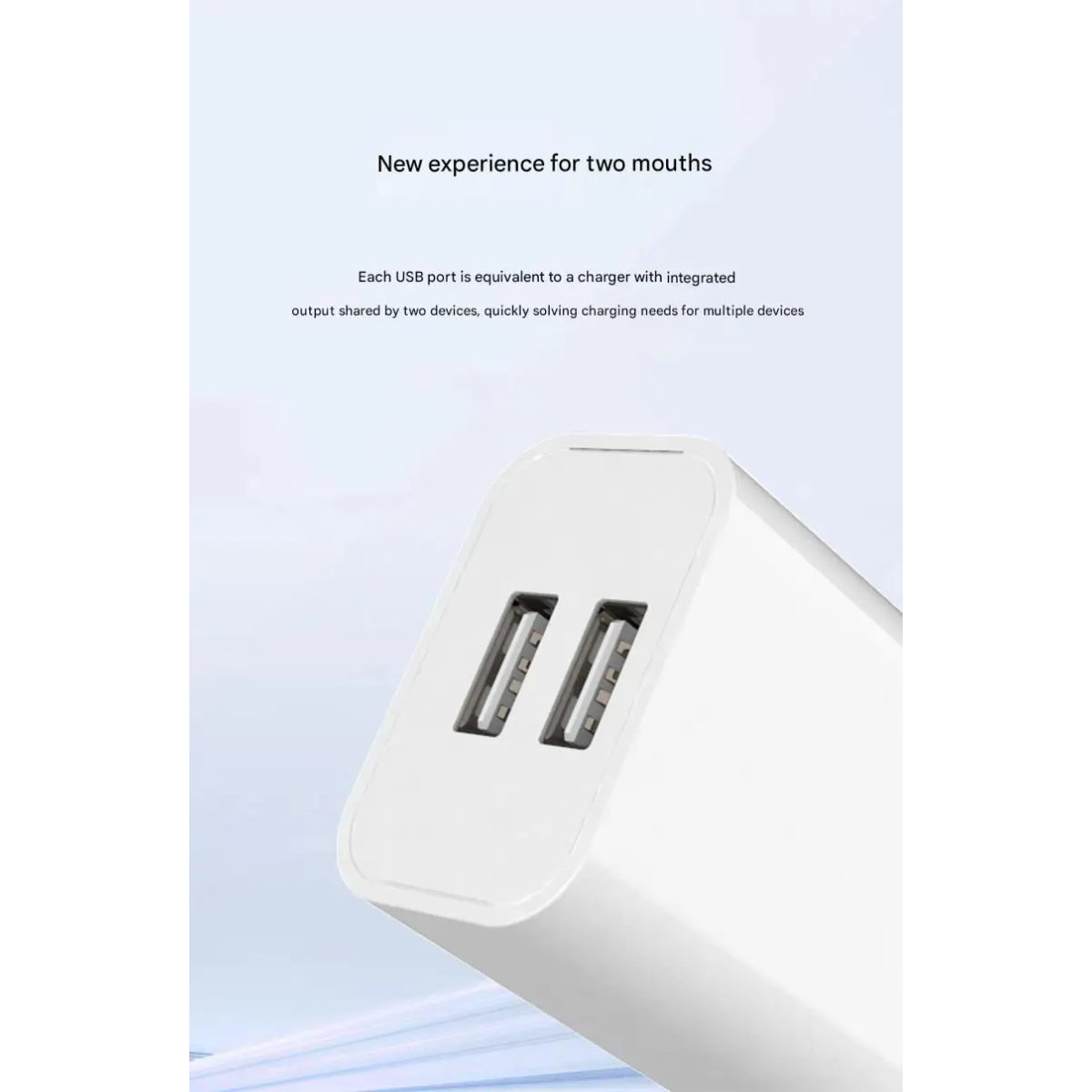 Φορτιστής Διπλής Θύρας USB-A 2.4A Pavareal K22 Λευκός