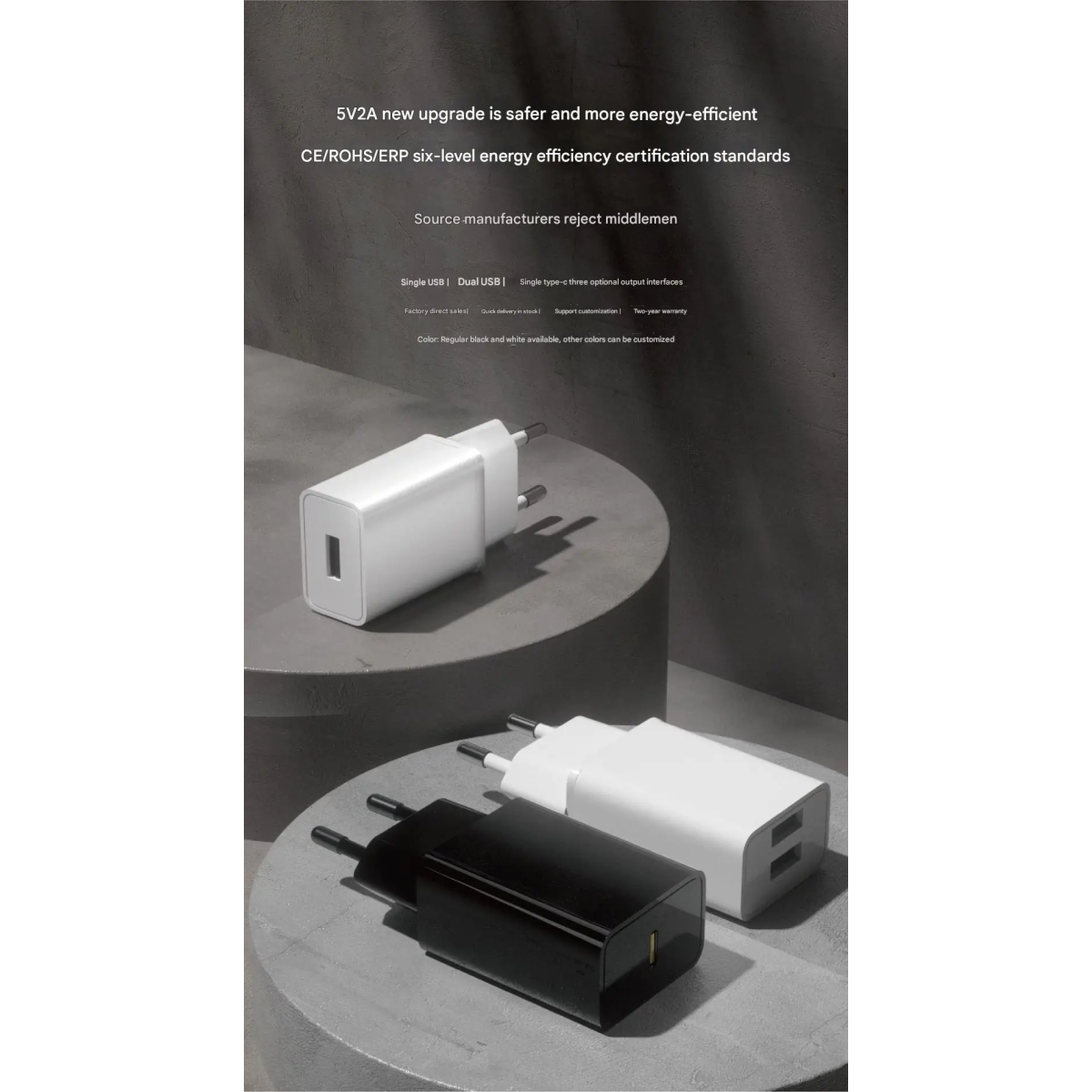 Φορτιστής Διπλής Θύρας USB-A 2.4A Pavareal K22 Λευκός