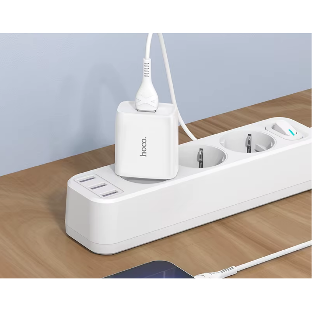 Φορτιστής EU με Θύρα USB-Α 2.4A Hoco DC36 Maxim
