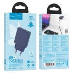 Φορτιστής EU PD30W Με USB-A & Type-C Hoco N45 Biscuit