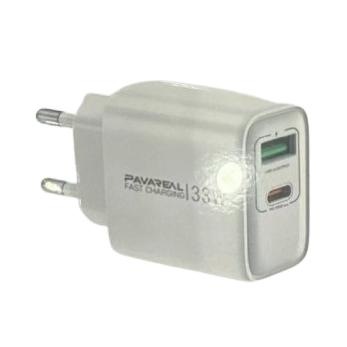 Φορτιστής GaN USB-A & Type-C 33W Pavareal K69