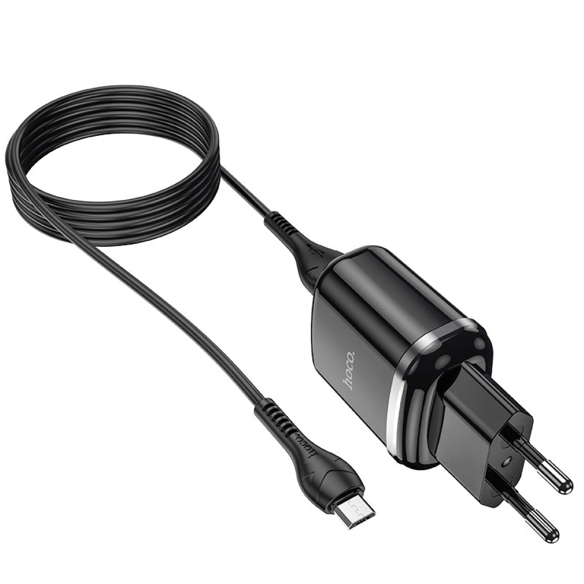 Φορτιστής με διπλή θύρα USB 2.4A & Καλώδιο Micro-USB Ηοco N4 Aspiring
