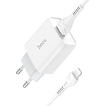 Φορτιστής με Θύρα USB-Α 2.4A & Καλώδιο Lightning Hoco DC36