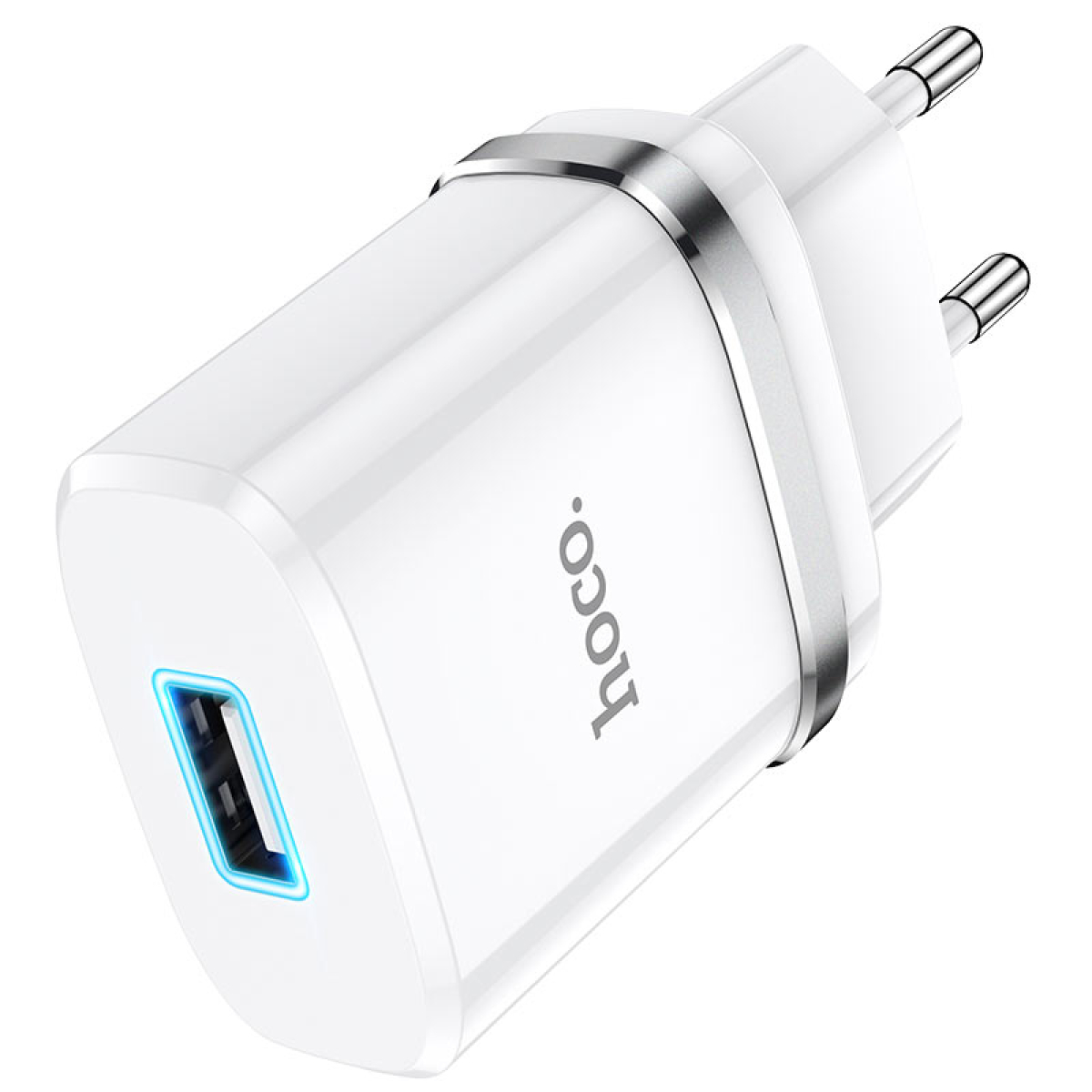 Φορτιστής με Θύρα USB-A 2.4A Με Καλώδιο Type-C Hoco N1 Ardent