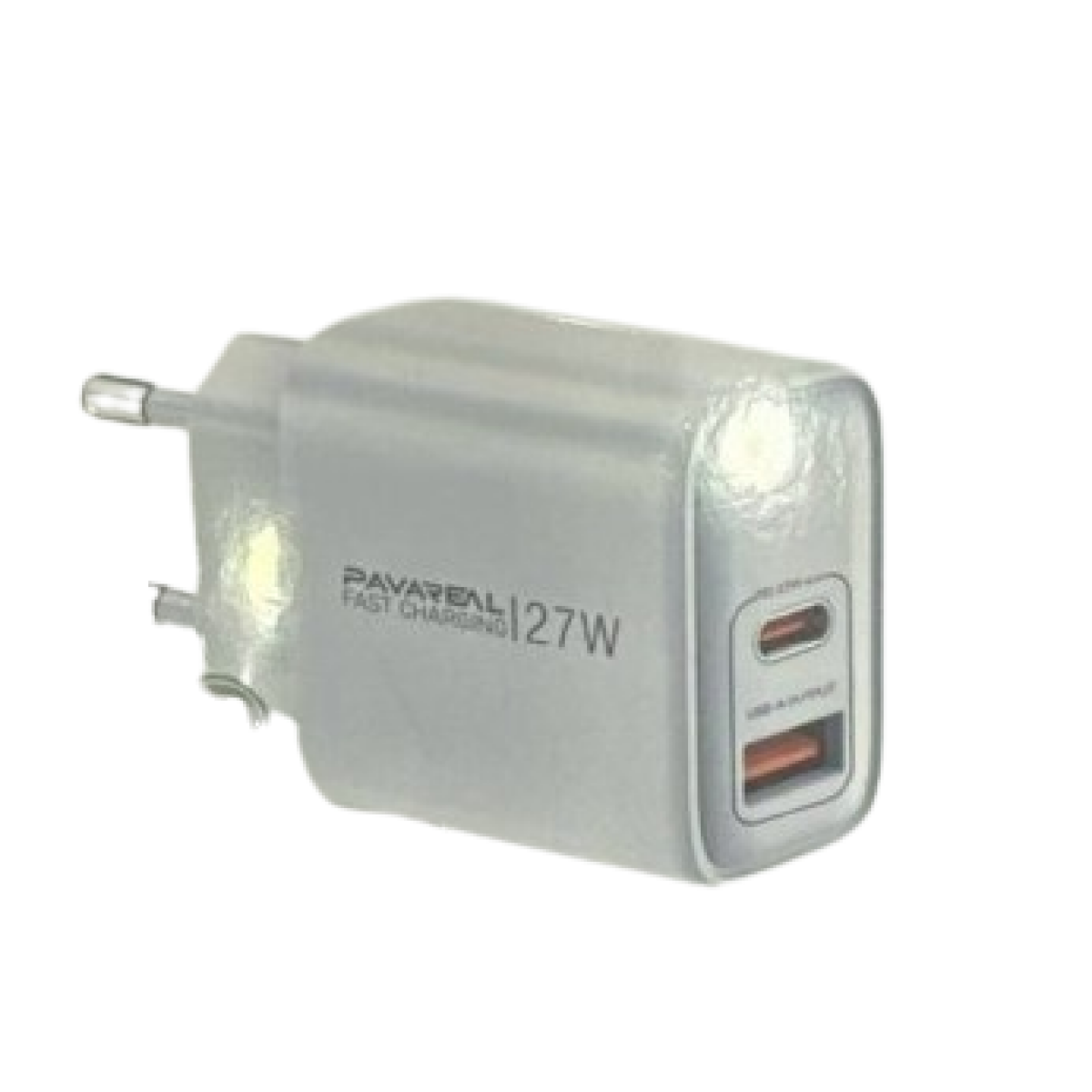 Φορτιστής με Θύρα USB-A & Type-C 27W Pavareal K59