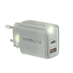 Φορτιστής με Θύρα USB-A & Type-C 27W Pavareal K59