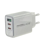 Φορτιστής με Θύρες 1xUSB-A & 2x Type-C 40W Pavareal K72