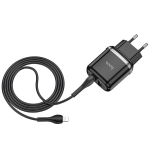 Φορτιστής με Θύρες 2xUSB 2.4A & Καλώδιο Lightning Hoco N4 Aspiring