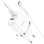 Φορτιστής με Θύρες 2xUSB 2.4A & Καλώδιο Type-C Hoco N4 Aspiring