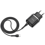 Φορτιστής με Θύρες 2xUSB 2.4A & Καλώδιο Type-C Hoco N4 Aspiring