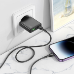 Φορτιστής PD20W Με Θύρες Type-C & USB-A Και Καλώδιο Type-C σε Lightning Hoco N38 Delgado