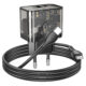 Φορτιστής PD20W Με Θύρες Type-C & USB-A & Καλώδιο Type-C σε Type-C Hoco N34 Dazzling