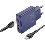 Φορτιστής PD30W Με Θύρες Type-C & USB-A Και Καλώδιο Type-C Hoco N45 Biscuit