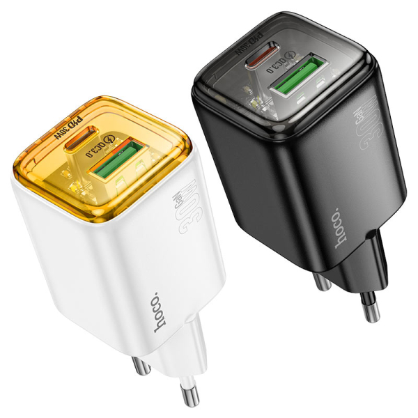 Φορτιστής PD30W Με Θύρες USB-A &Type-C Hoco N53 Monsoon