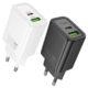 Φορτιστής PD30W Με Θύρες USB-A & Type-C Hoco N63 Gentle