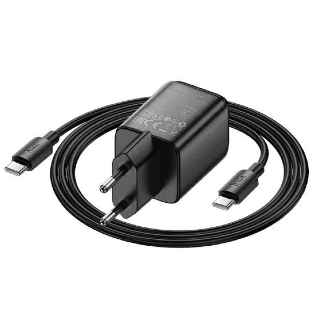 Φορτιστής PD30W Με Θύρες USB-A & Type-C και Καλώδιο Type-C Hoco N53 Monsoon
