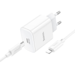 Φορτιστής PD30W Type-C Με Καλώδιο Type-C Lightning Hoco C76A Pro