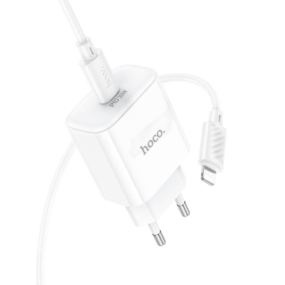 Φορτιστής PD30W Type-C Με Καλώδιο Type-C Lightning Hoco C76A Pro