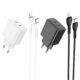 Φορτιστής PD45W Με Διπλή Θύρα Type-C Και Καλώδιο Type-C Σε Lightning Hoco N35 Streamer