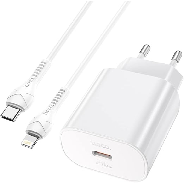 Φορτιστής Ταχείας Φόρτισης PD25W Type-C σε Lightning Hoco N22 Jetta