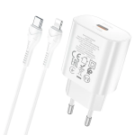 Φορτιστής Ταχείας Φόρτισης PD25W Type-C σε Lightning Hoco N22 Jetta