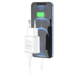 Φορτιστής Τοίχου 2xUSB-A με Καλώδιο Lightning Hoco C88A Star Round