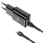 Φορτιστής Τοίχου 2xUSB-A με Καλώδιο Micro-Usb Hoco C88A Star Round