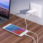 Φορτιστής Τοίχου 2xUSB-A με Καλώδιο Micro-Usb Hoco C88A Star Round