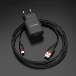 Φορτιστής Τοίχου USB-A 2.1A με Καλώδιο Lightning Borofone BA20A Sharp