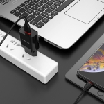 Φορτιστής Τοίχου USB-A 2.1A με Καλώδιο Lightning Borofone BA20A Sharp