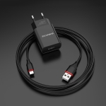 Φορτιστής Τοίχου USB-A 2.1A με Καλώδιο USB-C Borofone BA20A Sharp