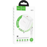 Φορτιστής Type-C PD25W Με Καλώδιο Type-C σε Lightning Hoco DC71 Precise