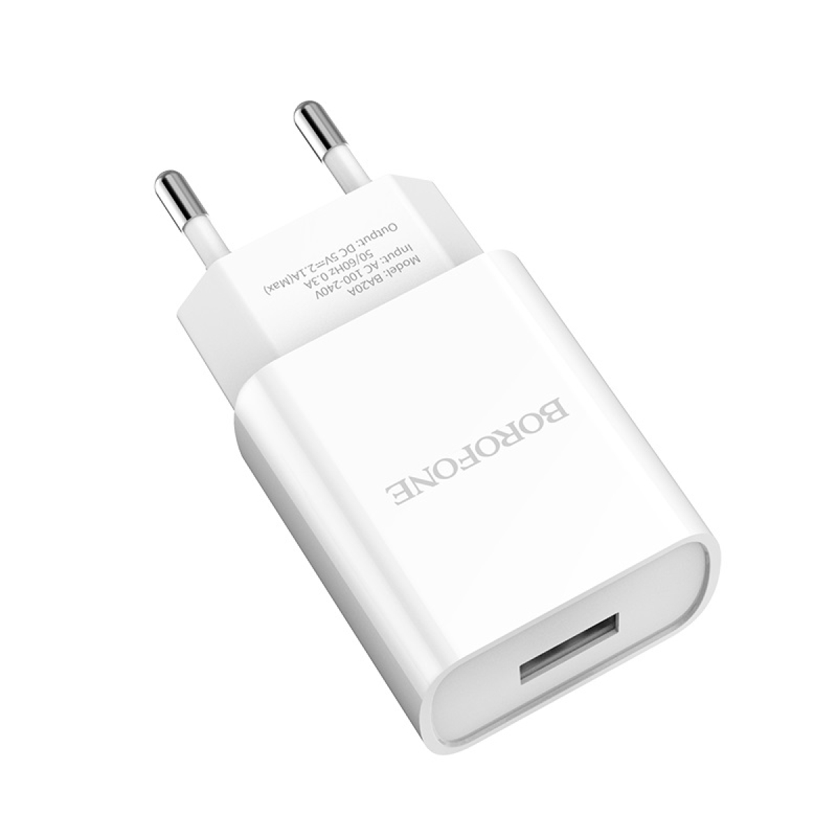 Φορτιστής USB 2.1A Borofone BA20A Sharp EU