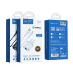Φορτιστής USB-A 18W Με Καλώδιο Micro-USB Hoco C12Q Smart