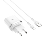 Φορτιστής USB-A 18W Με Καλώδιο Micro-USB Hoco C12Q Smart