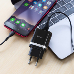 Φορτιστής USB-A 18W Με Καλώδιο Micro-USB Hoco C12Q Smart