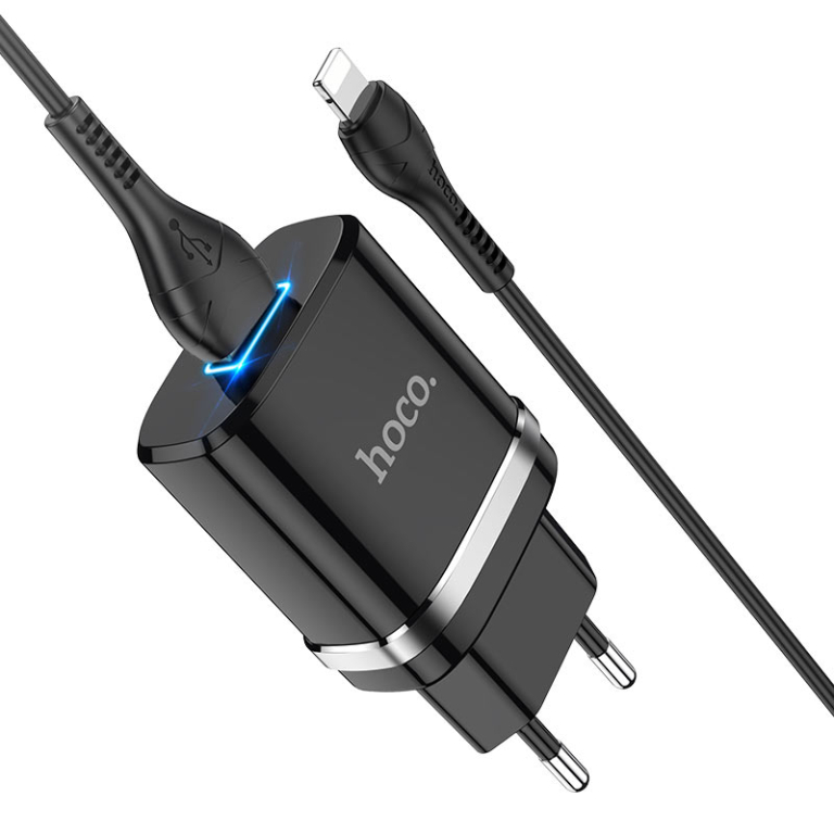 Φορτιστής USB-A 2.4A με Καλώδιο Lightning Hoco N1 Ardent
