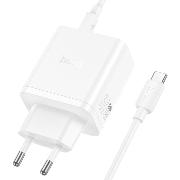 Φορτιστής USB-A & 2x Type-C 65W Με Καλώδιο Type-C Hoco N51 Scenery