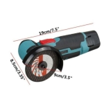 Γωνιακός Τροχός HL18668-180 με 2 Μπαταρίες LI-ION 12V