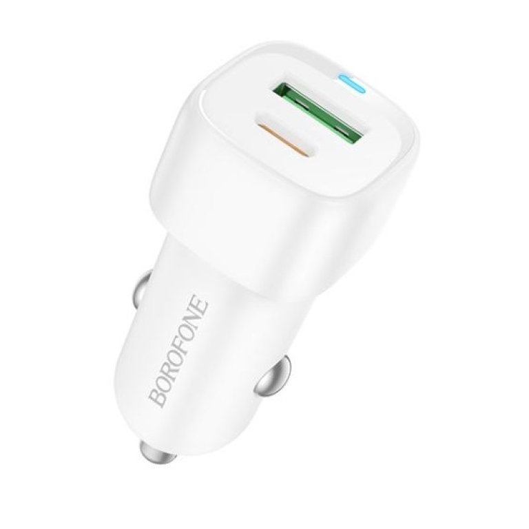 Γρήγορος Φορτιστής Αυτοκινήτου QC3.0 +PD38W Χωρίς Καλώδιο Borofone BZ34B