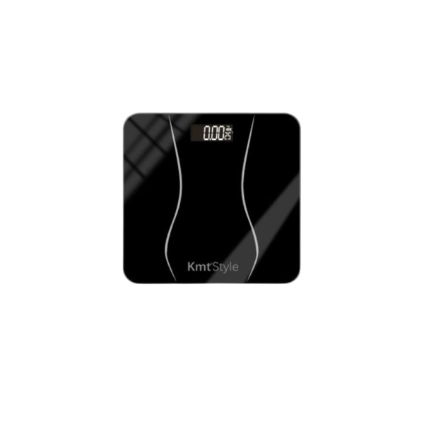 Γυάλινη Ψηφιακή Ζυγαριά Μπάνιου έως 180kg Μαύρη 2406870