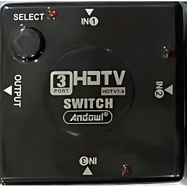 HDMI Διακόπτης HDMI 1-3 4K Andowl Q-315