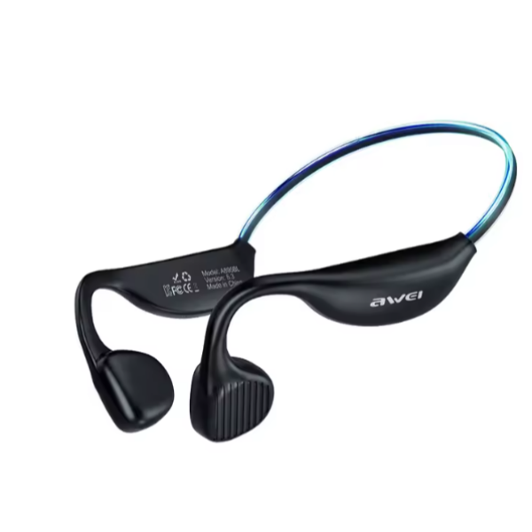 Awei A895BL Open Ear Wireless Headphones Bluetooth 5.3 με Night Running Light – Ασύρματα Ακουστικά Air Conduction για Σπορ
