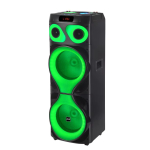 Φορητό Ηχείο Karaoke Bluetooth Party Box MT-1226 2x12" 80W με 2 Μικρόφωνα & Τηλεχειριστήριο