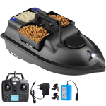 GPS Remote Control Bait Boat 500m με Διπλό Κινητήρα, 3 Θήκες Δολώματος, Αυτόματη Πλοήγηση & Τηλεχειριστήριο – 12000mAh