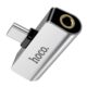 Hoco LS26 Type-C 2-in-1 Adapter – Αντάπτορας Ήχου & Φόρτισης με Υποστήριξη Μικροφώνου - Ασημί